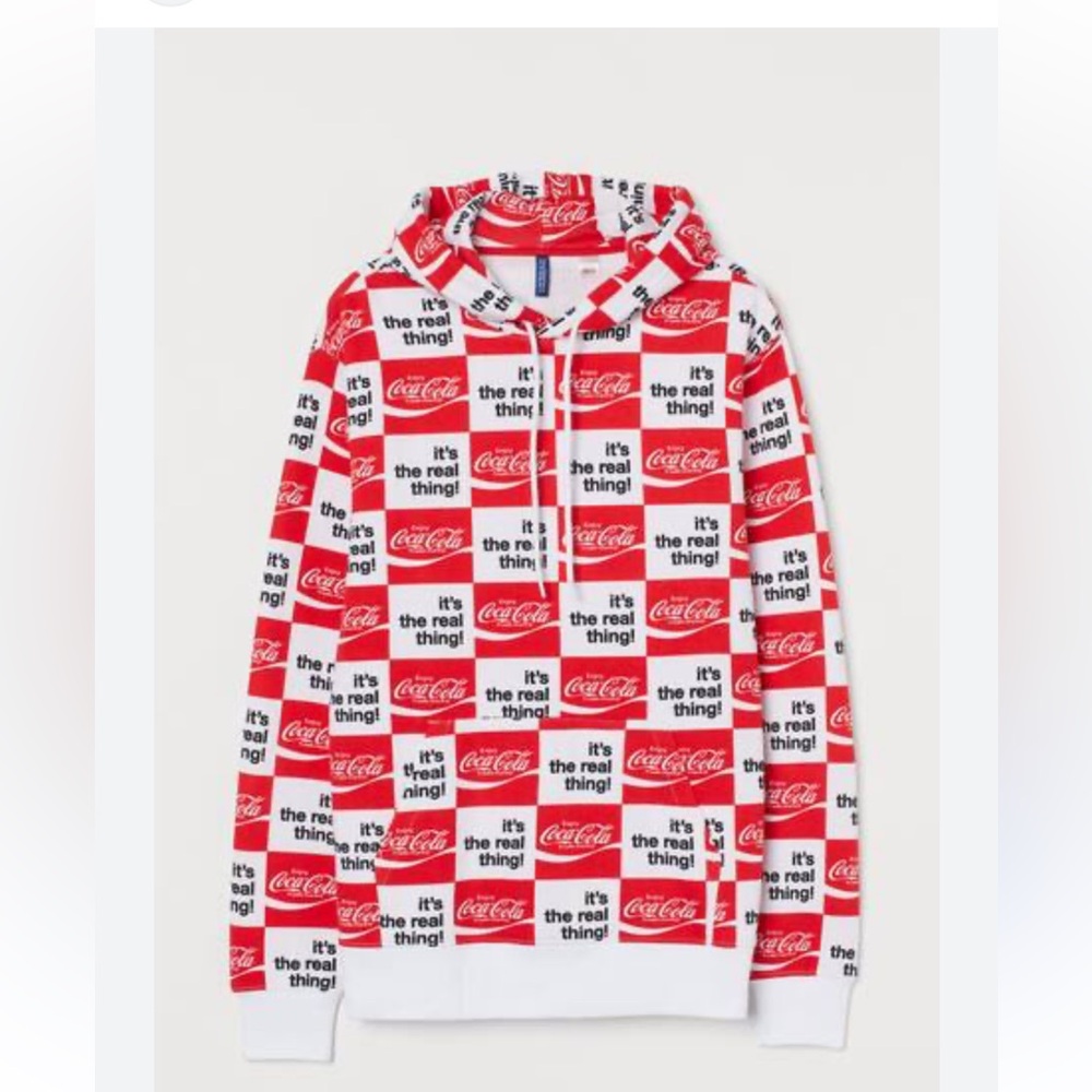 H&M printed Coca Cola hoodie